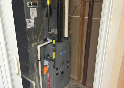 Amplified HVAC furnace installed