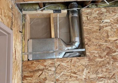 Amplified HVAC sheet metal duct installation